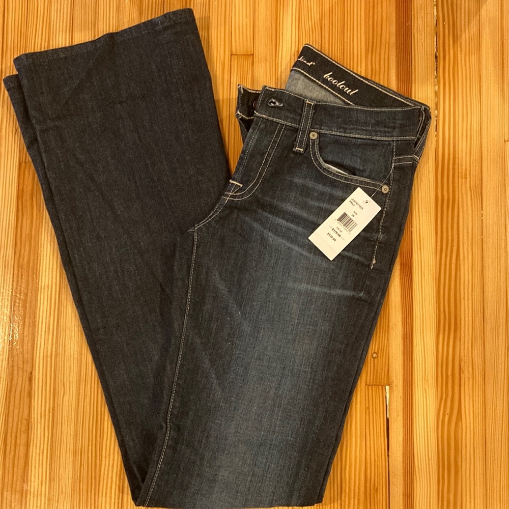 7 For All Mankind Woman’s Bootcut Jeans Size 26 Dark Wash NWT